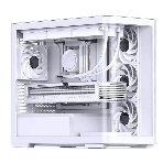 Корпус без блока питания JONSBO D300, Mini-Tower, TG, no fan, 2xUSB-A 3.2 + 1xUSB-C 3.2, mATX, mITX White, фото35