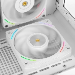 Кулер для корпуса Thermalright TL-K12RW Reverse (120x120x25mm, 4-pin PWM, ARGB, 69CFM, 27dBA, 2150RPM, White), фото2