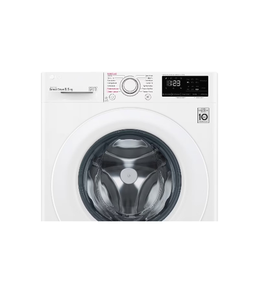 Стиральная машина LG F2V3GS3W белый, загрузка фронтальная 8,5 кг, 1200 об/мин., класс: А