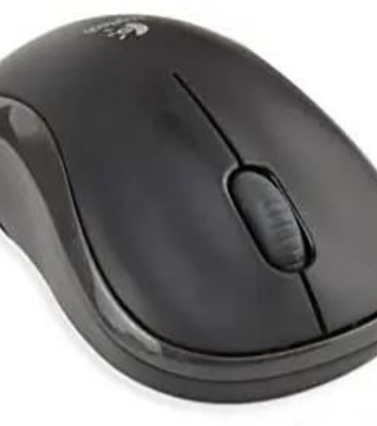 Мышь беспроводная Logitech B175 черный, 1000 dpi, радиоканал, USB, кнопки - 3