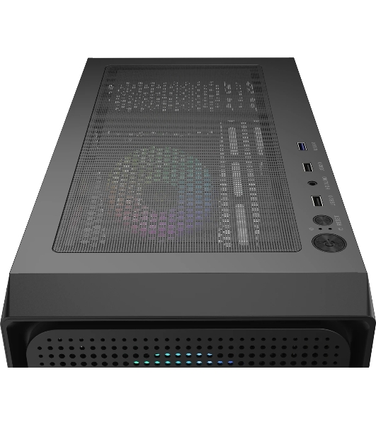 Компьютерный корпус Ocypus Gaммa C50 BK ARGb, MATX, USB 3.0*1+USB 2.0*2, FRONT 3x120мм ARGb, REAR 1x120мм ARGb
