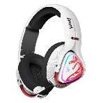 Гарнитура Bloody MR720 Naraka белый, беспроводная + проводная, радиоканал/Bluetooth/mini jack 3.5 мм, до 44 ч, подсветка, фото 1