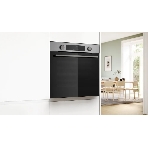 Духовой шкаф электрический Bosch HJA737BR0 Serie 4, 60 см, 76 л,нержавеющая сталь, Auto Pilot 10, 3D Hotair,класс энергоэффективности А, 7 режимов, LCD-дисплей, галогенное освещение, самоочистка EcoClean,проволочные направляющие, фото6
