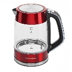 Чайник электрический Thomson K20ES-2001 GLASS 1.7L RED, фото 1