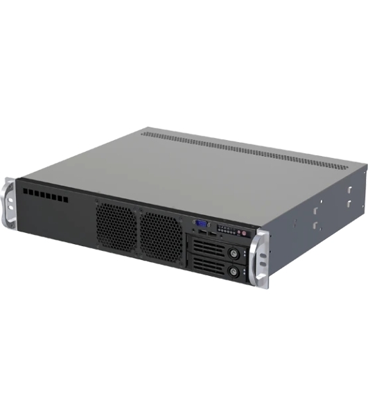 Серверный корпус Ablecom 2U chassis; ATX, Micro-ATX, Mini-ITX MBs; 2 x 3.5''hs + 2 x 3.5'' internal + 1 x 2.5'' internal; flex ATX 500W; no rails