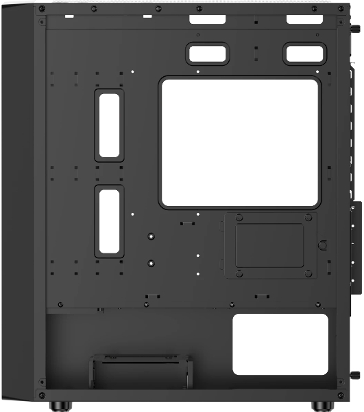 Компьютерный корпус Ocypus Gaммa C50 BK ARGb, MATX, USB 3.0*1+USB 2.0*2, FRONT 3x120мм ARGb, REAR 1x120мм ARGb