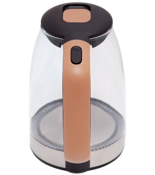 Электрочайник Centek CT-0065 бежевый, 1.7 л, 2200 Вт, скрытый нагревательный элемент