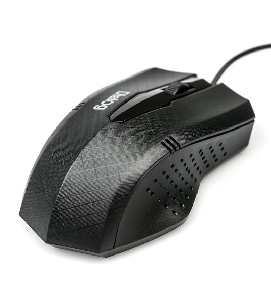 Мышь проводная Dialog Pointer MOP-09U черный, 800 dpi, USB, кнопки - 3