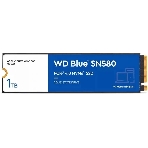 Накопитель SSD WD 1Tb Blue SN580 NVMe, M.2(22x80мм), NVMe, PCIe 3.0 x4, 3D TLC, R/W 3500/3000MB/s, IOPs 460 000/45 600TBW, фото 1