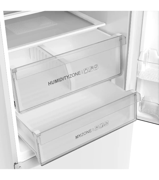 Холодильник Haier C4F637CWRGU1 белый двухкамерный 235/115л морозилка снизу, No Frost