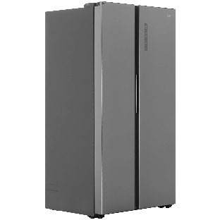 Холодильник Haier HRF-600DM7ERU серебристый двухкамерный 388/210л морозилка сбоку, No Frost, Side by Side