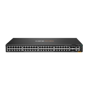 Коммутатор HPE Aruba Networking CX 6200F 48G 4SFP+, 48×1 Гбит/с + 4×10 Гбит/с SFP+, управляемый