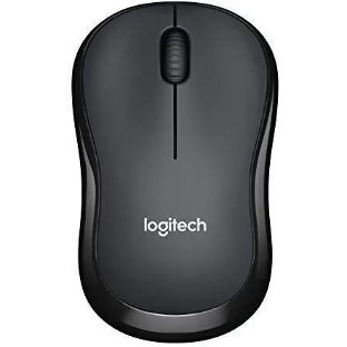 Мышь беспроводная Logitech B175 черный, 1000 dpi, радиоканал, USB, кнопки - 3