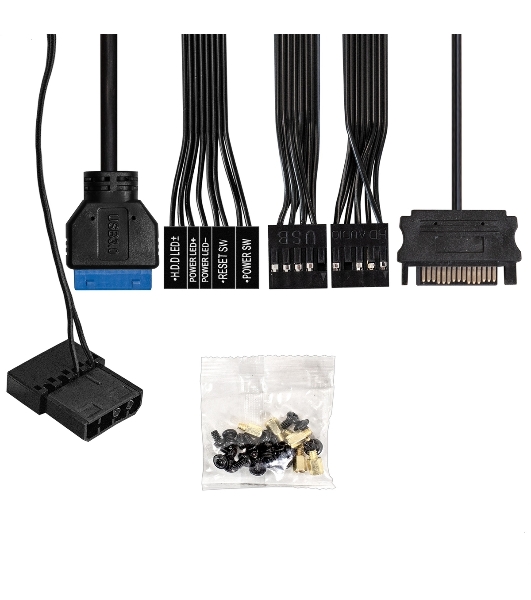 Компьютерный корпус Miditower ExeGate EVO-9211-500NPX (ATX, БП 500NPX с вент. 12см, с окном, 2хUSB+1хUSB3.0, HD аудио, черный, 1 вент. с RGb подсветкой)