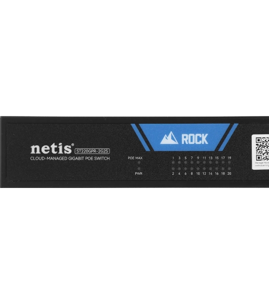 Коммутатор Netis ST220GPR-2G2S (L2) 18x1 Гбит/с 2SFP 16PoE 225W настраиваемый