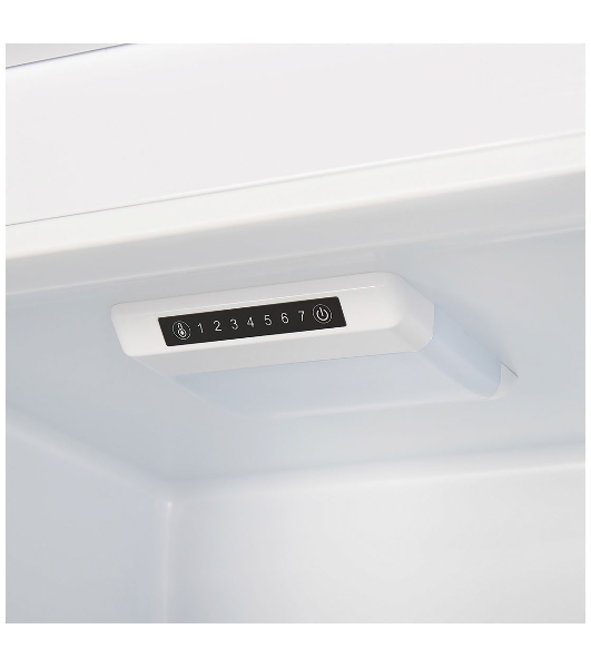 Встраиваемый холодильник HOMSair FB177SW Inverter белый, двухкамерный, 195/75л, морозилка снизу, капельная система