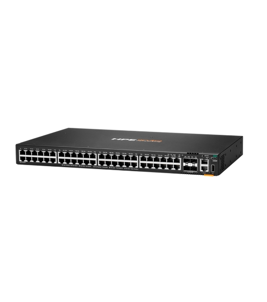 Коммутатор HPE Aruba Networking CX 6200F 48G 4SFP+, 48×1 Гбит/с + 4×10 Гбит/с SFP+, управляемый