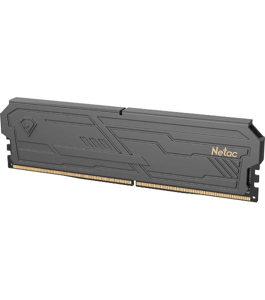Оперативная память Netac Shadow III, DDR4, 8GB (1x8GB), 3200 MHz, CL16, с радиатором, черный