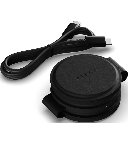 Переносное зарядное устройство Satechi Qi2 OntheGo 3-in-1 Wireless Charger, черный