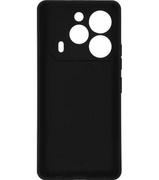 Чехол (клип-кейс) BoraSCO для Tecno Pova 6/6 Pro Silicone Case черный (73173)