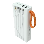 Портативный аккумулятор More choice (4620202550583) PB22-30 с кабелем 2USB 2.1A - 30000mAh белый, фото4