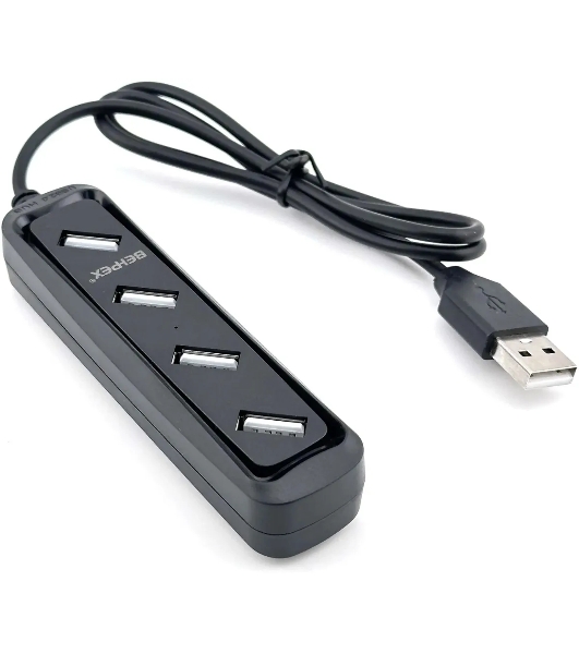 USB-концентратор Behpex BPH-1729, USB 2.0, USB 4 порта, USB