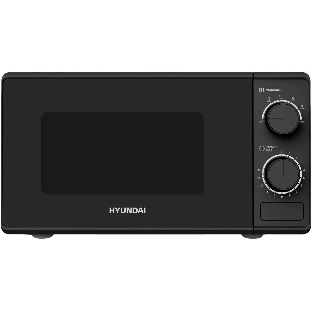 Микроволновая печь Hyundai HYM-M2096 черный, 20 л, 700 Вт, переключатели - поворотный механизм