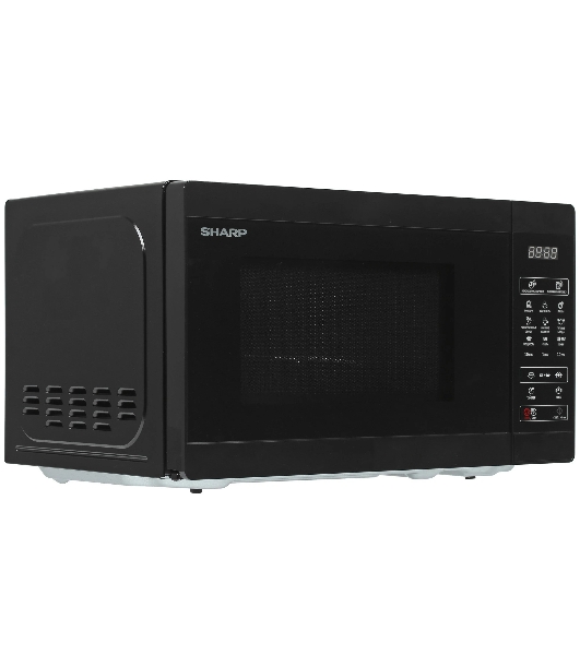 Микроволновая печь Sharp R-6800RK черный, 20 л, 800 Вт, переключатели - сенсор