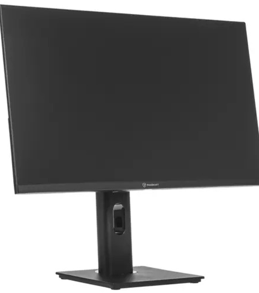 Монитор 23.8' Raskat I24F10DAP IPS 1920x1080, 100 Гц, 5 мс, 16:9, 250 кд/м2, 1xVGA, 1xHDMI, 1хDP, 2x3 Вт, черный