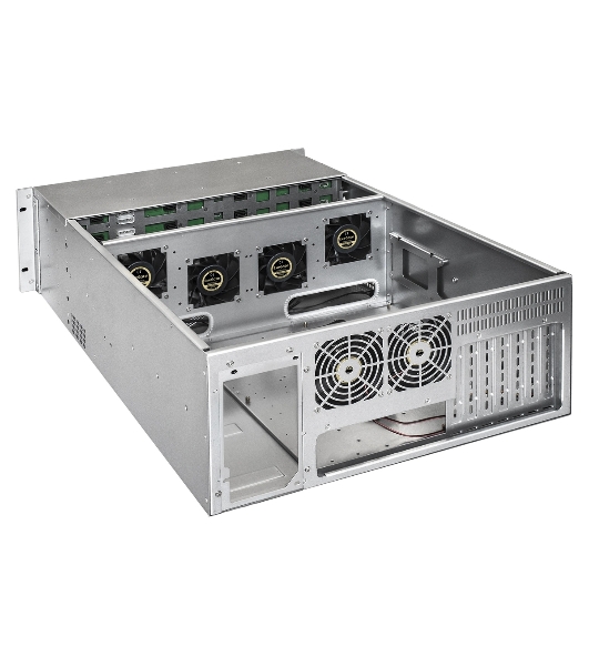 Серверный корпус ExeGate EX293582RUS Pro 4U660-HS24 (RM 19', высота 4U, глубина 660, БП 1100ADS, 24xHotSwap, USB)