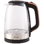 Электрочайник Centek CT-0065 бежевый, 1.7 л, 2200 Вт, скрытый нагревательный элемент, фото 1