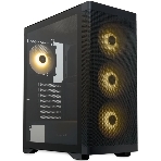 Компьютерный корпус HSPD M520, Mesh Mid Tower, черный, slide TG, 0.45 SPCC, 4x120мм ARGb ATX, mATX, mITX 160/330/184мм 2x2.5', -, 7xPCI 2xUSB-A 3.0, 1xUSB-A 1.0 390x200x449мм, фото 1
