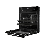 Духовой шкаф Kuppersberg, High-Tech, 72 л, поворотное/сенсорное управление, дисплей, таймер, 7 режимов, макс. температура 300 градусов, телескопические направляющие (на 1 уровень), доводчик двери, цвет черный, цвет фурнитуры черный, фото3
