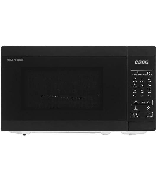 Микроволновая печь Sharp R-6800RK черный, 20 л, 800 Вт, переключатели - сенсор