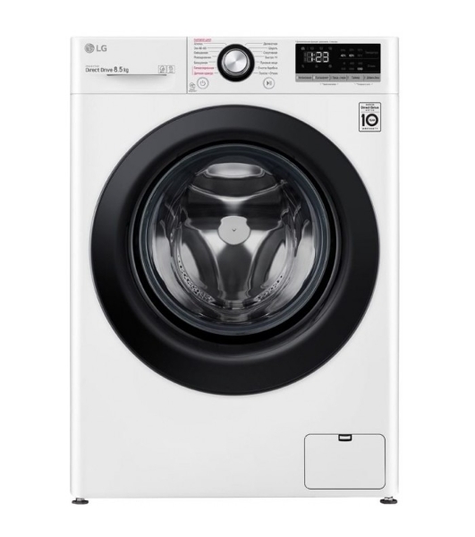 Стиральная машина LG F2V3PS6W белый, загрузка фронтальная 8 кг, 1200 об/мин., класс: A
