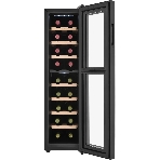 Винный шкаф ZÜGEL ZTWF181DB черный, 49 л, 2 отсека, 18 бут., фото3