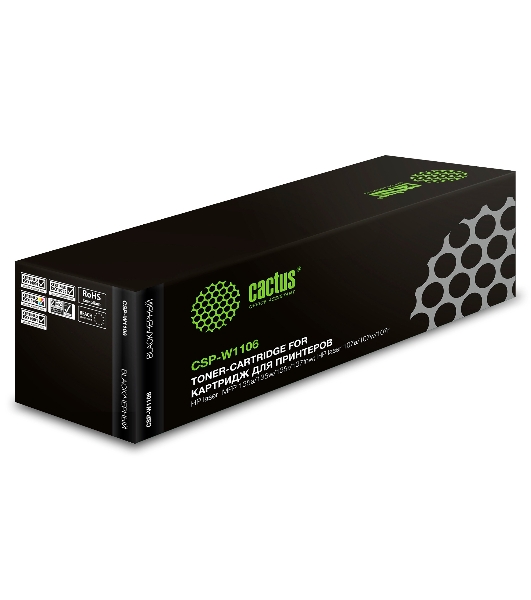 Картридж лазерный Cactus CSP-W1106X черный (3000 стр.) для HP Laser 107a/107r/107w/135a MFP/135r MFP/135w MFP/137fnw MFP
