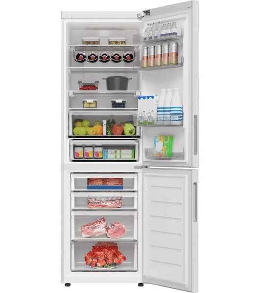 Холодильник Haier C4F637CWRGU1 белый двухкамерный 235/115л морозилка снизу, No Frost