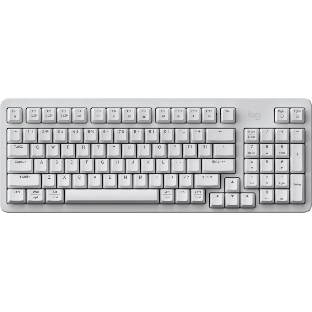 Клавиатура Logitech K868 гибридная, USB Type-A, Bluetooth, радиоканал, белый