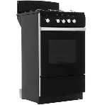 Плита газовая De Luxe 5040.38Г (Щ) черный, конфорок 4 шт, духовка 43 л, 50 см x 85 см x 50 см, фото2