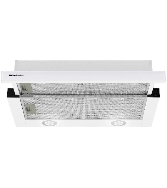 Вытяжка телескопическая HOMSair Flat 60 белый, 60 см, 520 куб. м/ч, 47 дБ