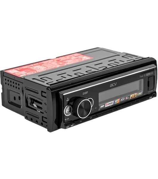 Автомагнитола ACV ADX-903BM, 1 DIN, Bluetooth, USB Type-A, AUX, пульт ДУ