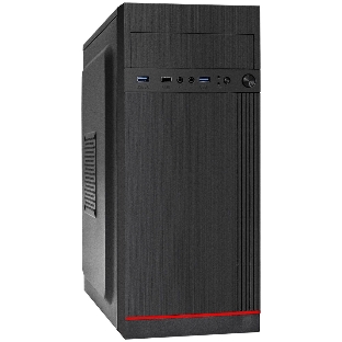 Компьютерный корпус Miditower ExeGate AA-442U2-UNS500 (ATX, БП UNS500 с вент. 12см, 1хUSB+2хUSB 3.0, аудио, черный)