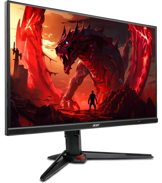 Монитор 27' Acer XV272KV5bmiiprx IPS 3840x2160, 160 Гц, 1 мс, 16:9, 400 кд/м², 2xHDMI 2.1, DP 1.4, 3.5 Jack, динамики (2x2 Вт), DisplayHDR 400, HDR10, FreeSync Premium, VESA 100x100, черный