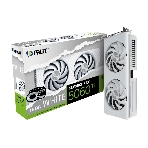 Видеокарта Palit RTX 5060Ti WHITE OC 16Gb RTX 5060TI 16Gb 128bit GDDR7 2407/28000 HDMIx1 DPx3 HDCP Ret, фото 1