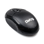Мышь беспроводная Dialog Comfort MROC-10U черный, 1200 dpi, радиоканал, USB, кнопки - 3, фото4