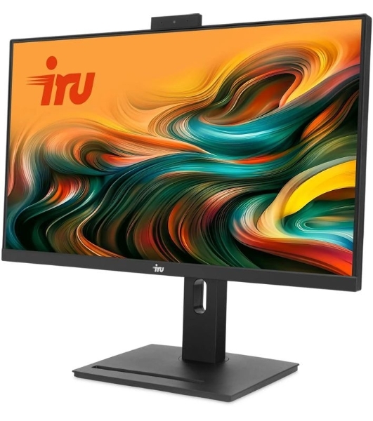 Моноблок IRU 23IM 23.8' Full HD i5 12450H (2) 16Gb SSD512Gb UHDG Windows 11 Pro GbitEth WiFi BT 90W Cam черный 1920x1080