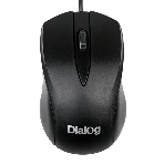 Мышь проводная Dialog Comfort MOС-15U черный, 1200 dpi, USB, кнопки - 3, фото 1