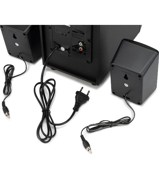 Микросистема Hyundai H-MS1404 черный 30Вт FM USB BT SD