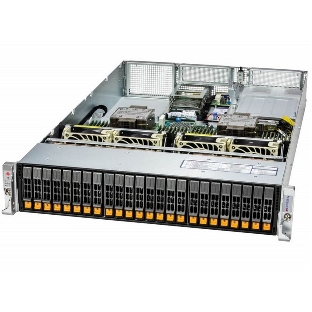 Серверная платформа SuperMicro SYS-221H-TN24R 2U Hyper with 24 hot-swap 2.5'; NVMe/SAS/SATA bays and 4 PCIe 5.0 x16 slots + up to 2 PCIe 5.0 x16 AIOM slots